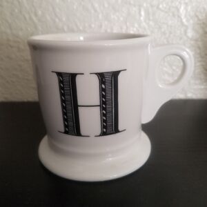 Anthropologie | Monogram H Mug